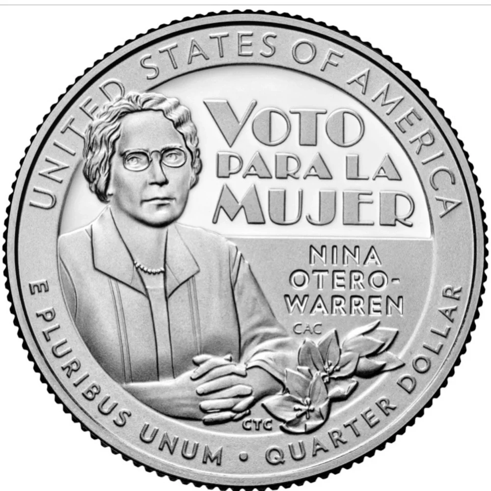 2022 S NINA OTERO-WARREN American Women Quarter PROOF in Coin Flip - Picture 1 of 4